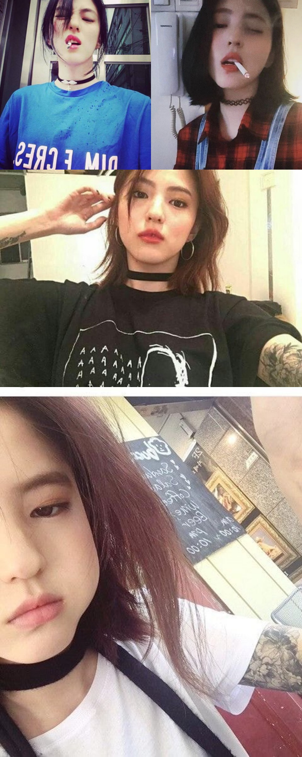 韩素希性感纹身意外曝光！网惊：以为洗掉了 娱乐资讯 图3张