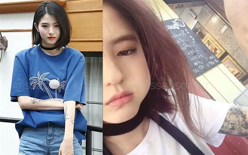 28岁“最美小三”女星满手刺青挨轰89妹雷射打掉！抬手泄侧胸图辣爆 时尚资讯 图4张