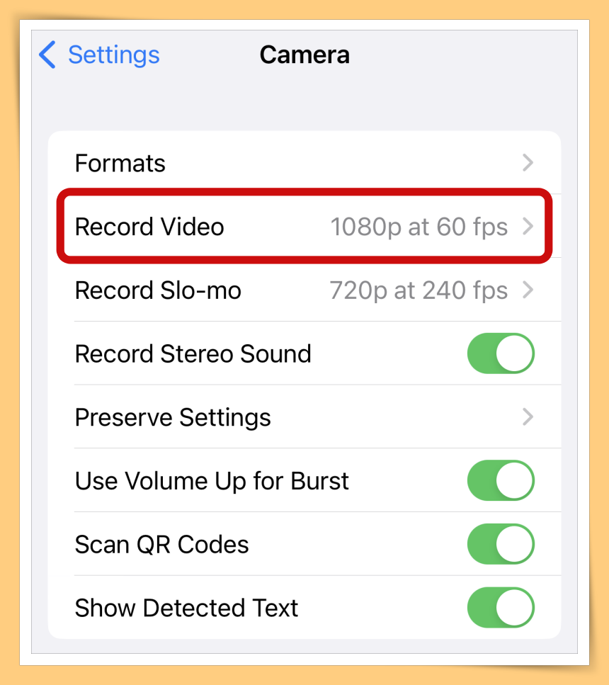 Tips I iPhone如何拍出超清晰影片？教你调整录制解析度设定！ 更多热点 图3张