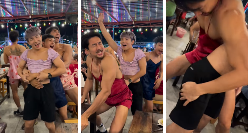 常乐斗舞泰国猛男！“有备而来” 对方尴尬了 娱乐资讯 图2张
