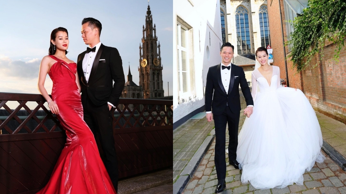 胡杏儿庆祝结婚7周年！夫妻长成同一个样 娱乐资讯 图2张