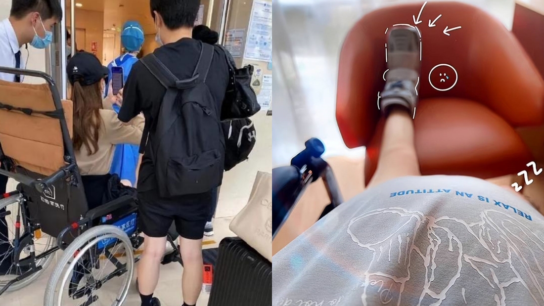戚薇二胎后首曝光！生产前10天出意外 坐月子都在轮椅上度过 娱乐资讯 图4张