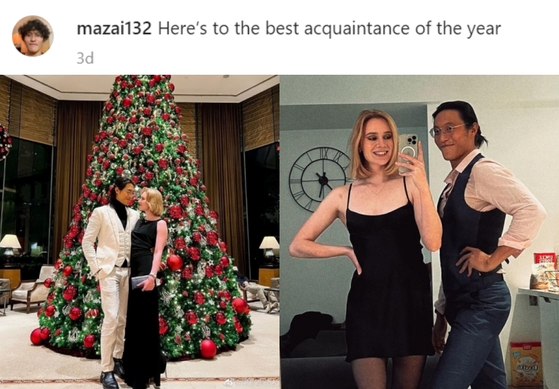 公开吻男友人惹断背疑云！马德钟儿子抱金发女友 获父母认可 娱乐资讯 图1张