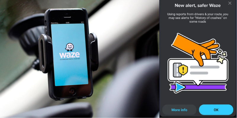 科技 I Waze 除了让你避开车龙！新功能将醒用户注意危险！ 更多热点 图2张