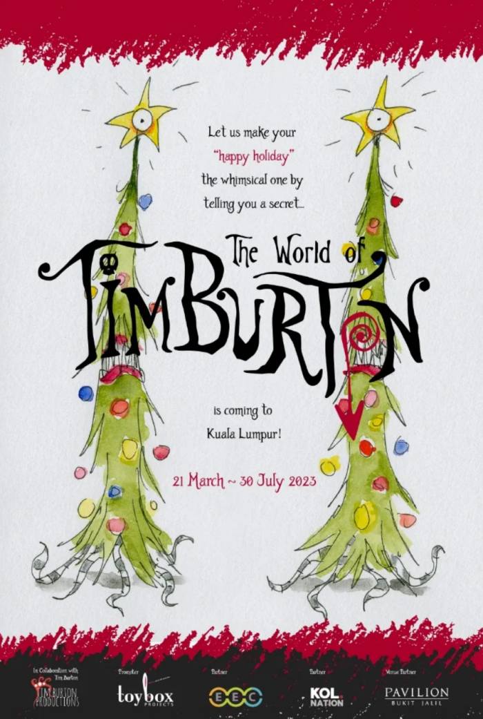 展览 I 鬼才导演Tim Burton也要赴马来西亚办展！展览3月21日正式开始！ 更多热点 图8张
