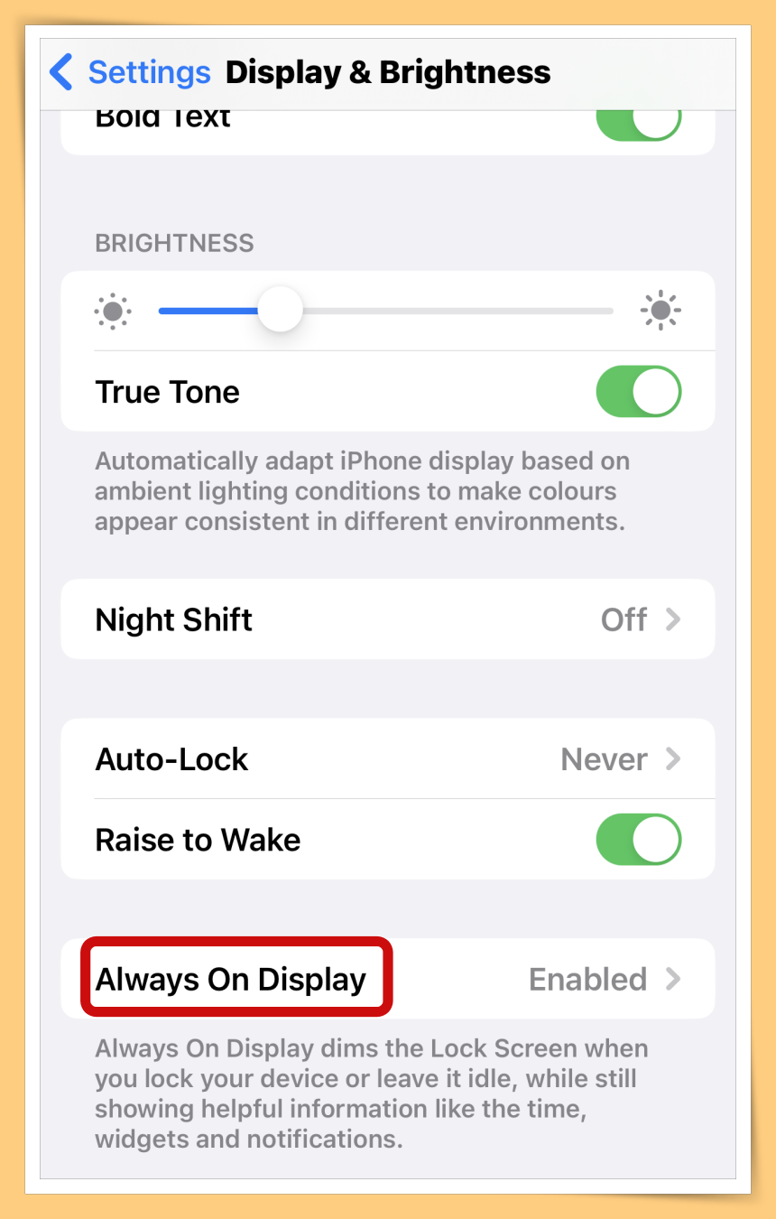 Tips I iPhone 永远显示画面太亮易分心？3个步骤直接关闭桌布和通知显示！ 更多热点 图4张