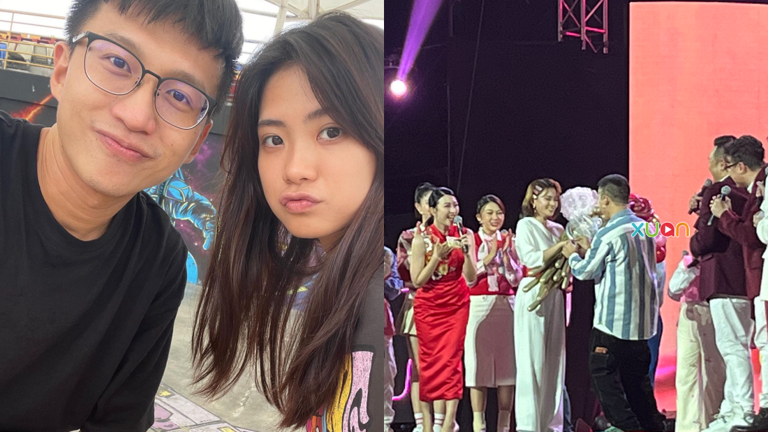 Jym庄靖毅向Catherine凯心求婚成功！“我最想体验的是当你的老公” 娱乐资讯 图1张