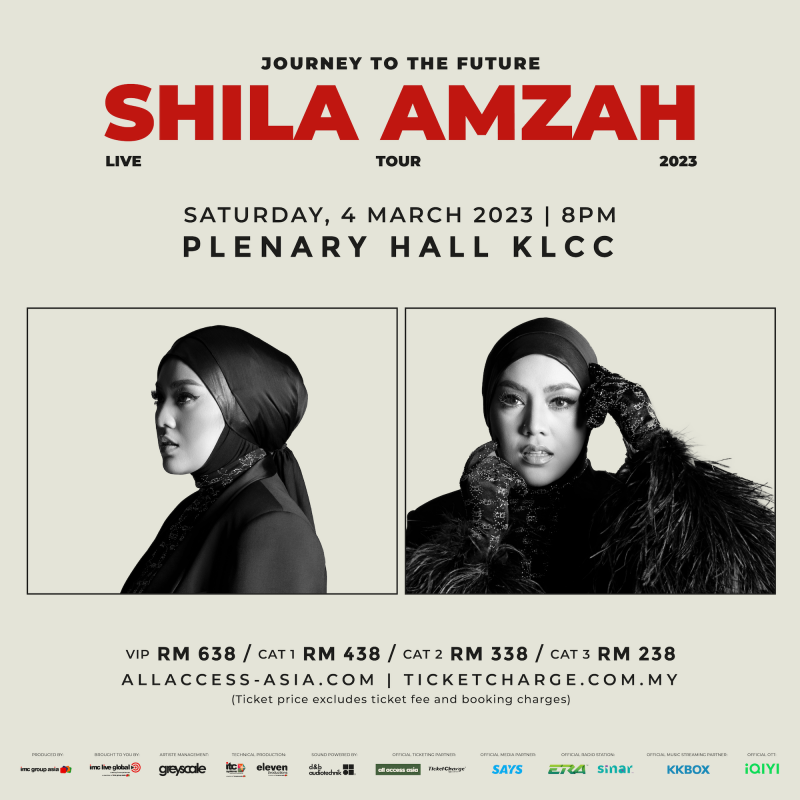 Shila Amzah 3月KL开唱！最贵票价：RM638 娱乐资讯 图1张