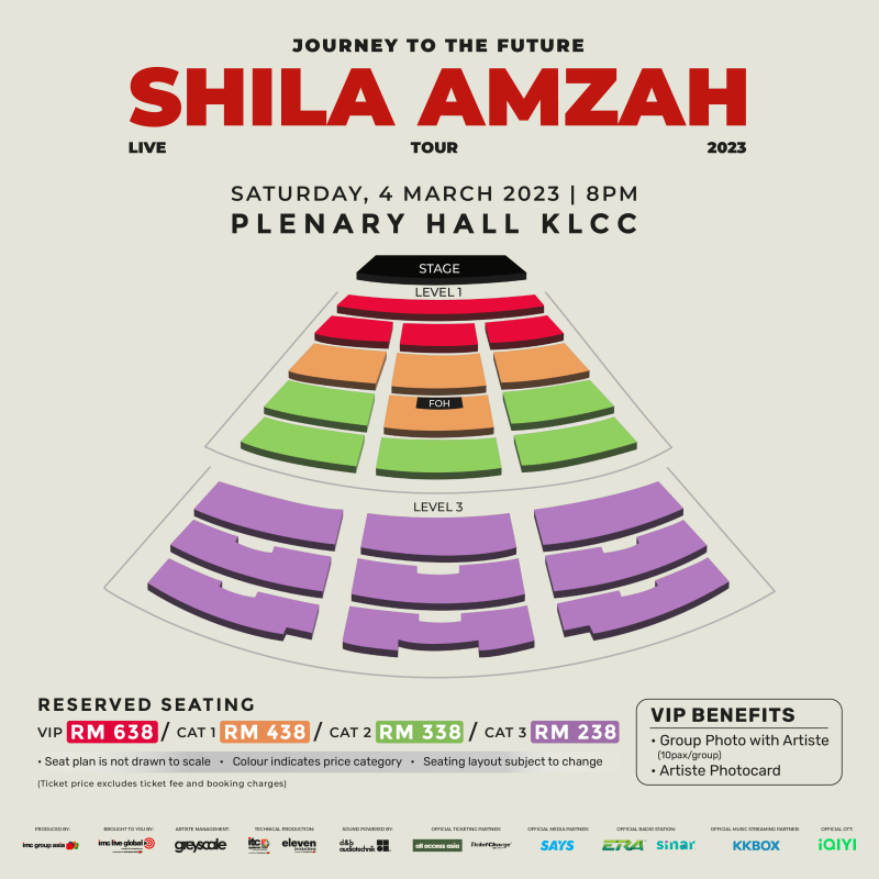 Shila Amzah 3月KL开唱！最贵票价：RM638 娱乐资讯 图3张