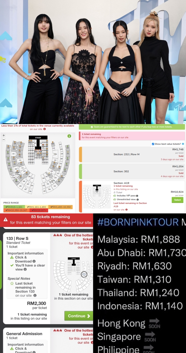 BLACKPINK 3月赴马来西亚开唱！黄牛票竟被炒到五位数 娱乐资讯 图2张