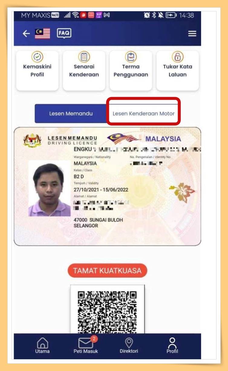 Tips I 忘记带驾照和担心路税贴不美？教你4个步骤获取电子路税和驾照！ 更多热点 图5张