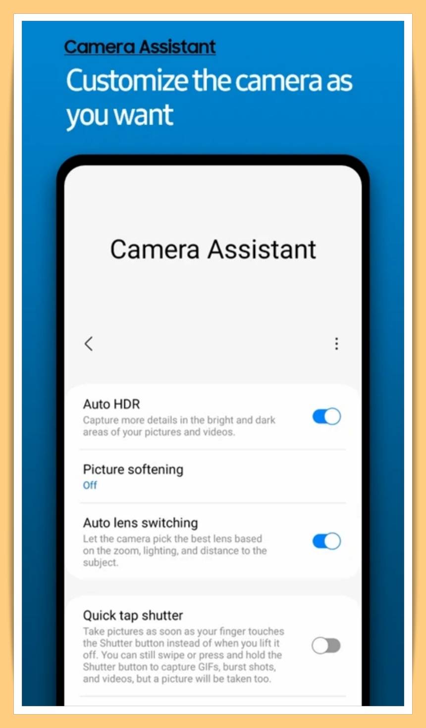 Tips I 想让手机秒变拍照神器？一定要下载Camera Assistant! 更多热点 图2张