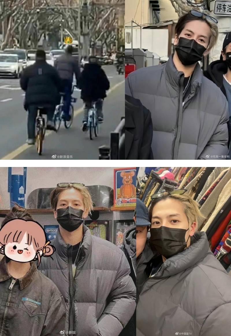 热心王市民出没！王嘉尔上海骑共享单车 频频被偶遇 娱乐资讯 图2张