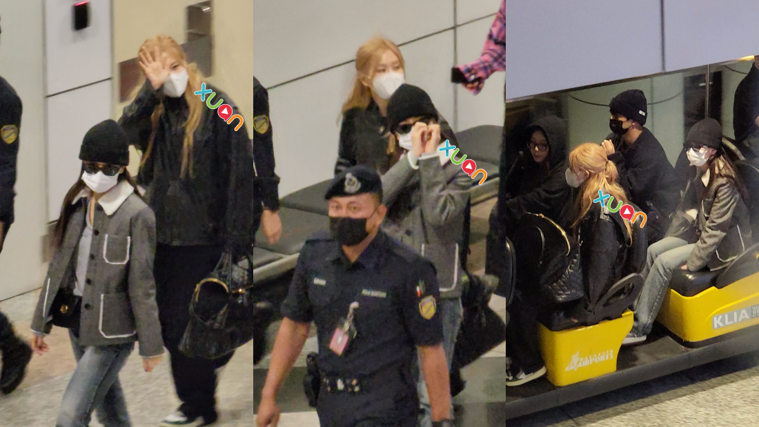 BLACKPINK 兵分两路赴马来西亚！Jisoo、Rosé对BLINKS热情挥手+比爱心 娱乐资讯 图3张