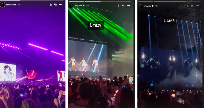 杜汶泽夫妇赴马来西亚看BLACKPINK！田蕊妮示爱她！ 娱乐资讯 图2张