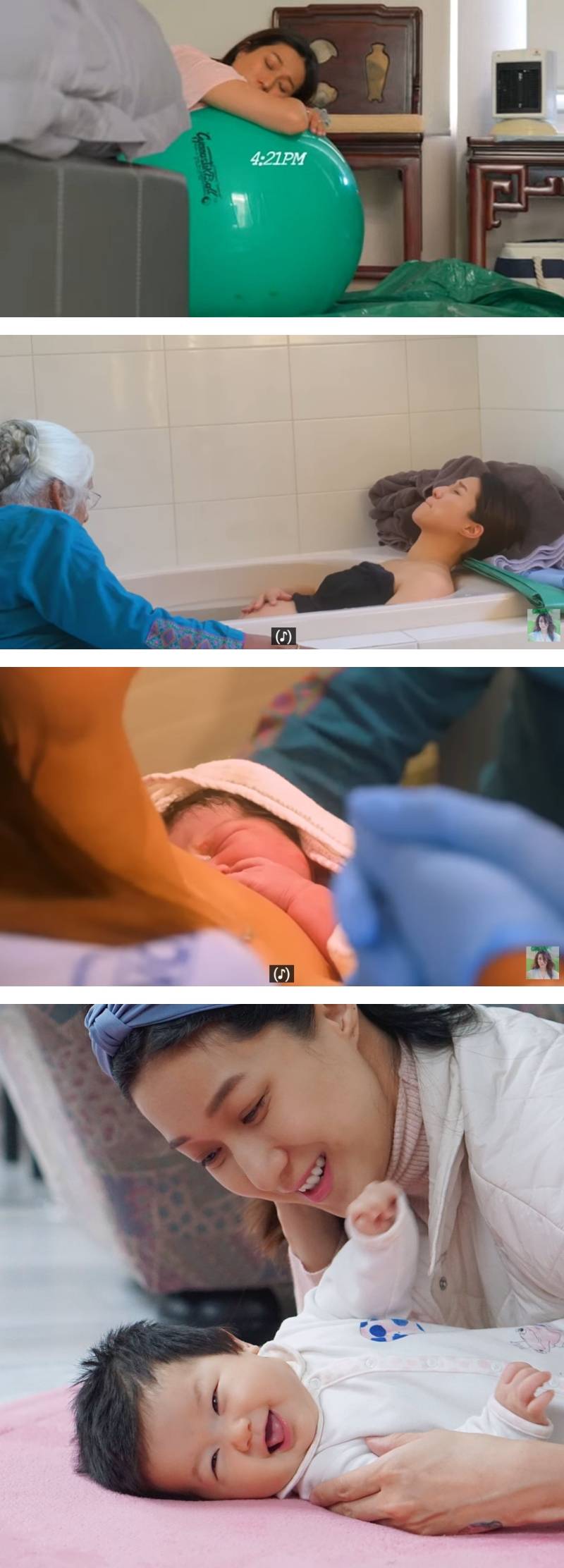 钟嘉欣家中分娩影片曝光！三胎都是在家生 “希望减轻其他母亲的恐惧” 娱乐资讯 图2张