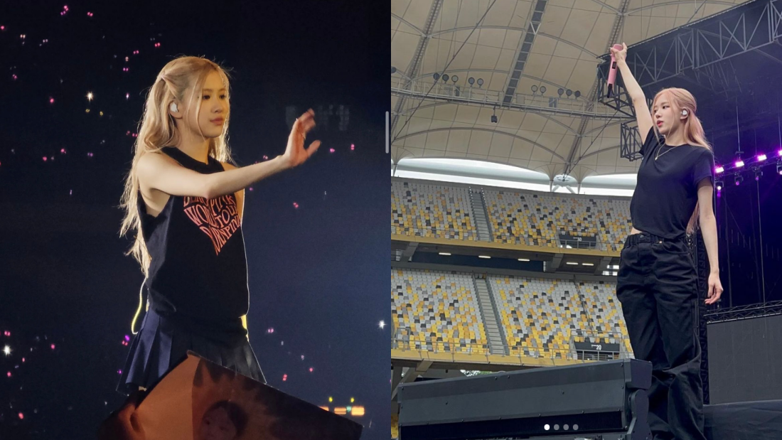 BLACKPINK印尼开唱爆意外！Rosé吊带突滑落…险些走光！ 娱乐资讯 图3张