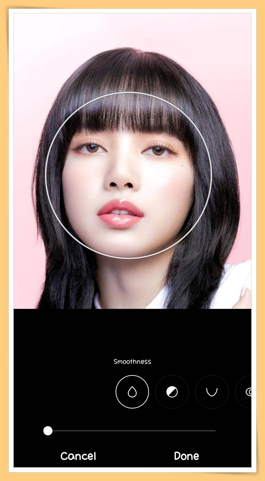 Tips I Samsung自带美颜效果太棒了！可直接修脸型、磨皮和弄大眼睛等！ 更多热点 图4张