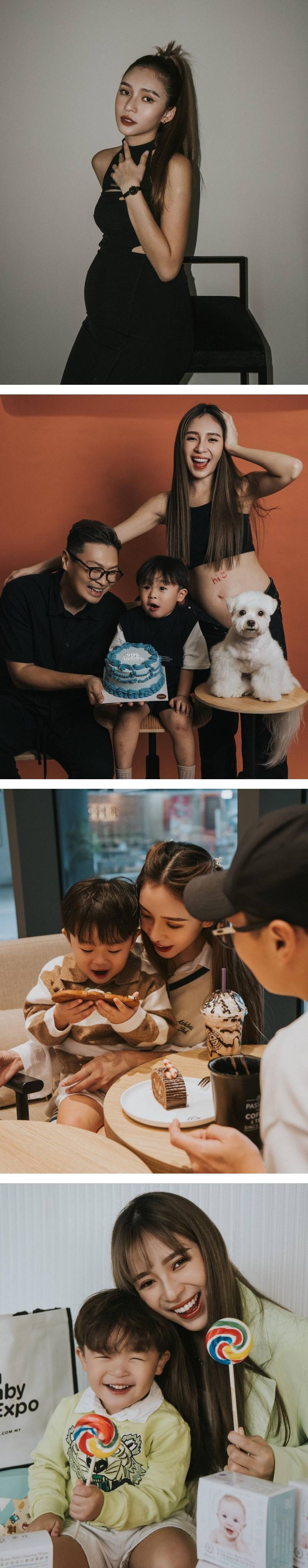 一粒车全抛抱娃拍二胎孕照！学习欣赏身上每个变化、每条疤痕 娱乐资讯 图2张