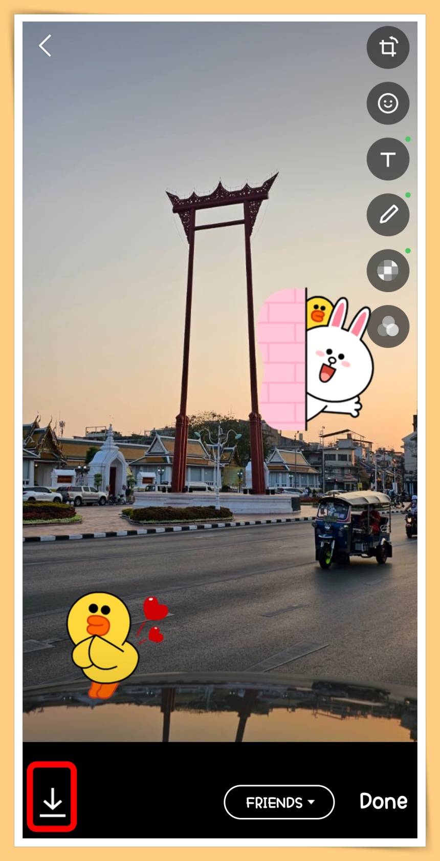 Tips I IG Story如何加入LINE贴图？教你一招把Brown Sally加上去！ 更多热点 图6张