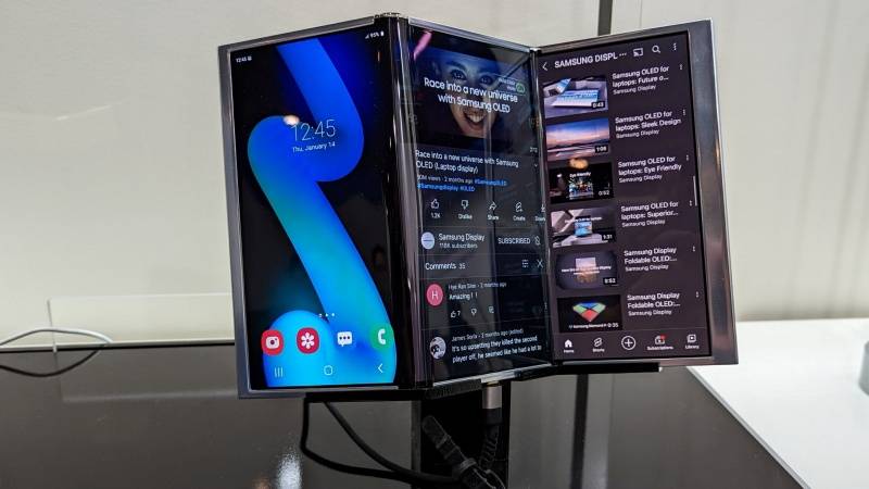科技 I 折叠屏手机很厉害？Samsung即将发布三折叠屏手机 秒变平板！ 更多热点 图1张