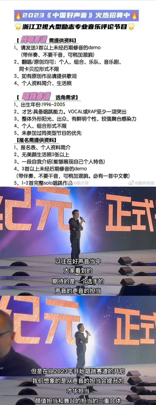 《内地好声音》又改版！传新增唱跳赛道 邀请蔡依林、王心凌当导师！ 娱乐资讯 图2张