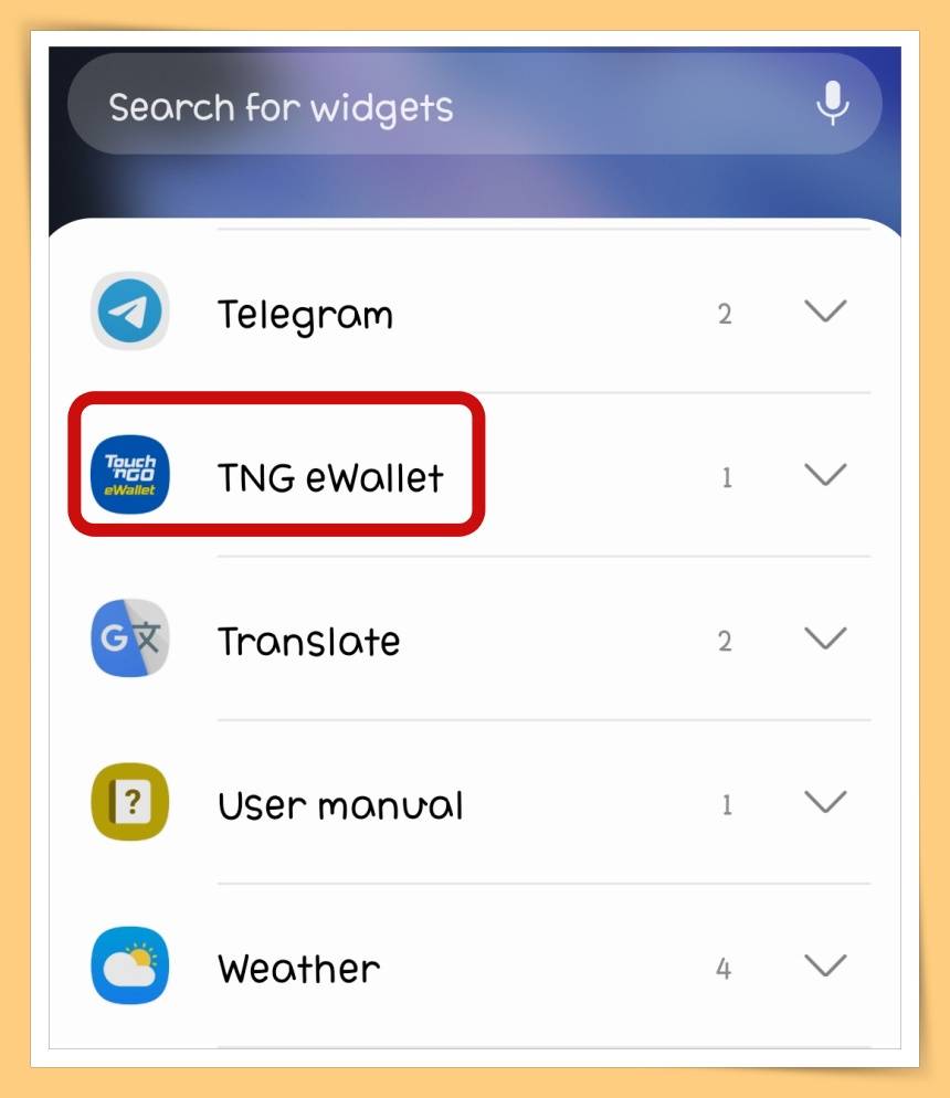 Tips I TNG eWallet小组件太方便了！教你如何设置在手机页面付款或转账！ 更多热点 图3张