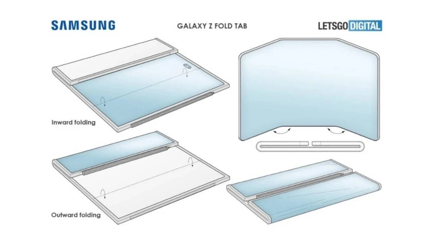 折了又折？传三星折叠平板 Galaxy Z Tab 将在今年末问世！售价可能高于 Galaxy Z Fold4 数码科技 图1张