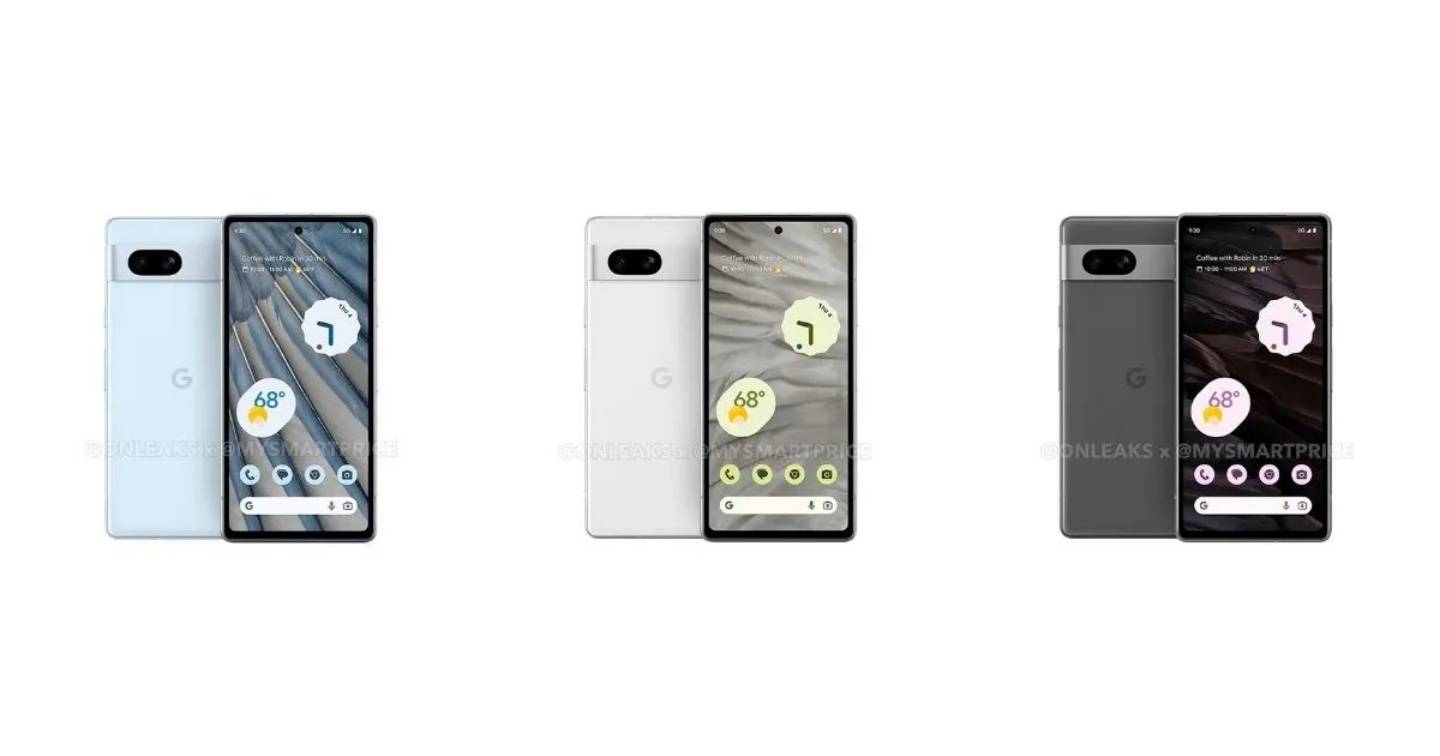 Google Pixel 7a 渲染图曝光！今年 a 系列中阶机主打浅蓝色 硬件规格也提升 数码科技 图2张