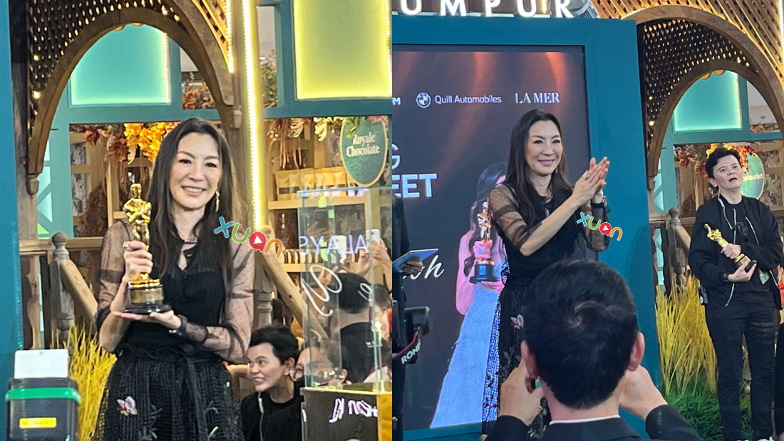 杨紫琼把奥斯卡奖座拿给妈妈保管！自豪喊话：I’m truly Malaysian 娱乐资讯 图4张