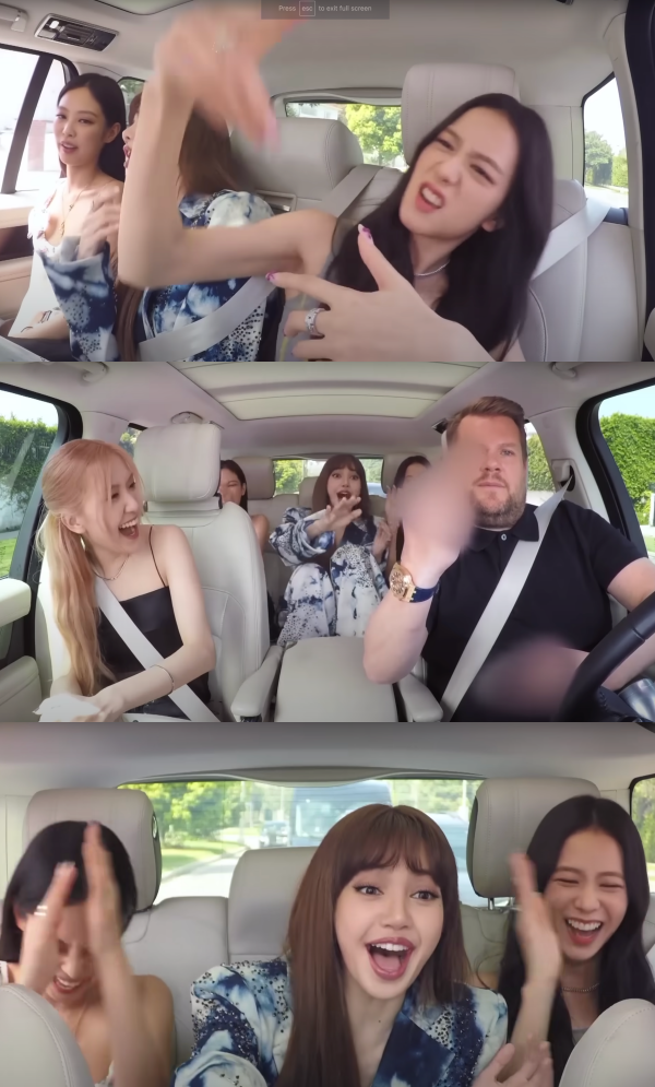 BLACKPINK 登综艺Jisoo狂飙舞技！ 主持人James Corden 嗨到比中指 娱乐资讯 图3张