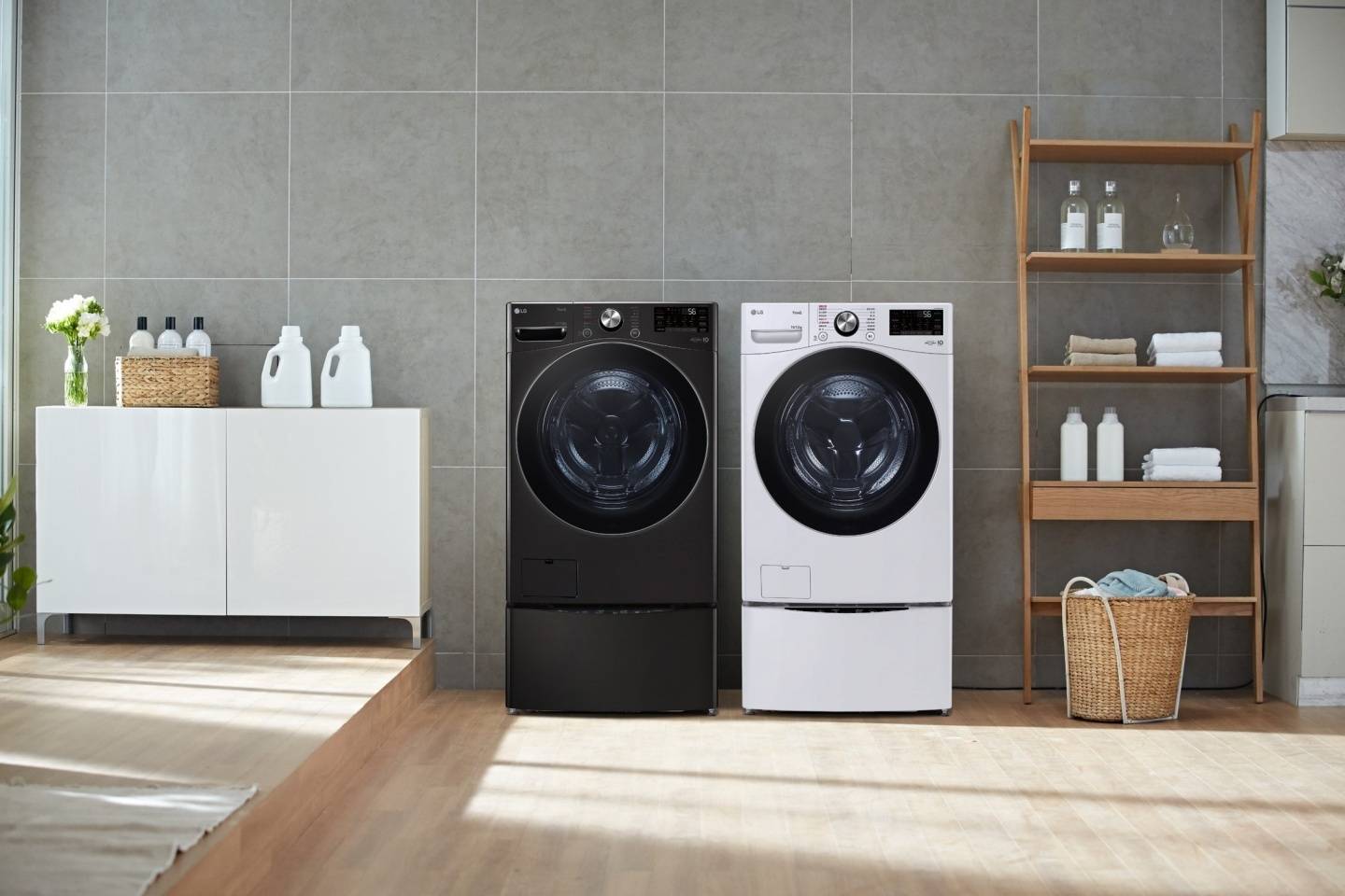 LG TWINWash 双能洗洗衣机全新升级！用 AI 黑科技帮你洗衣服 数码科技 图1张