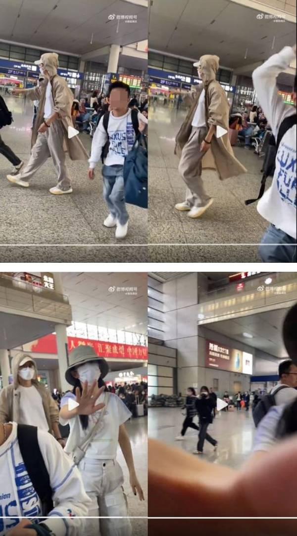 搭高铁被拍...助理冲前打掉粉丝手机！谢娜道歉：确实言行不当 娱乐资讯 图1张