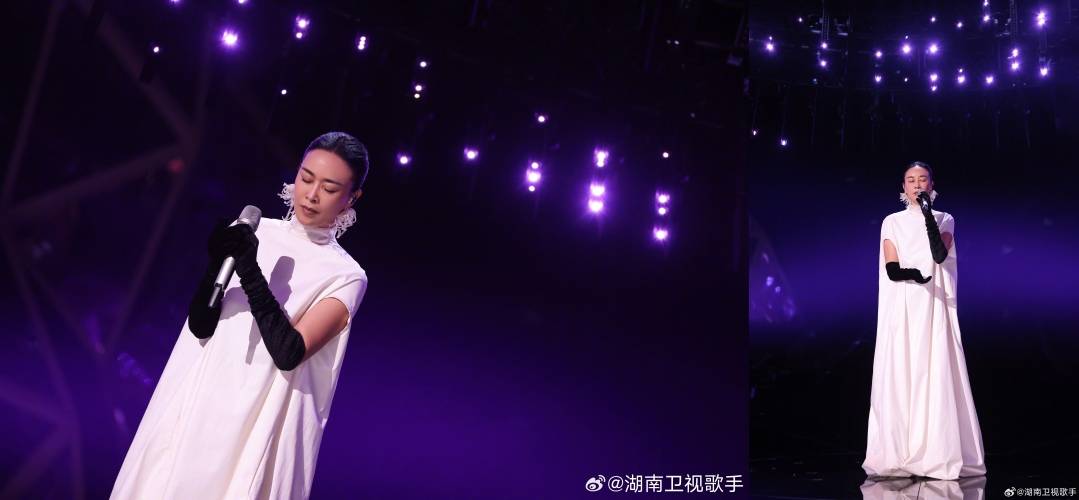 那英唱《到时见》泪洒舞台！原唱尤长靖曝：听哭了一个耳机 图2张