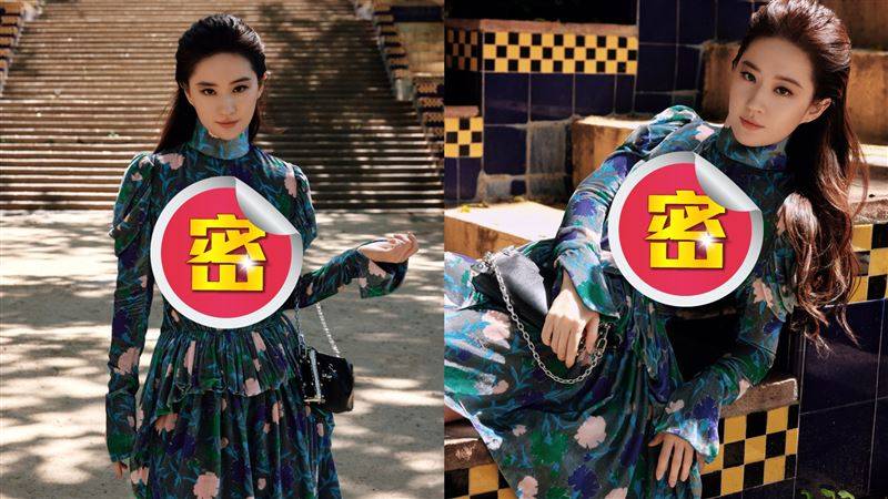 没穿内衣？刘亦菲时装秀性感裙装“激凸”被看光　网暴动快喷鼻血 图1张