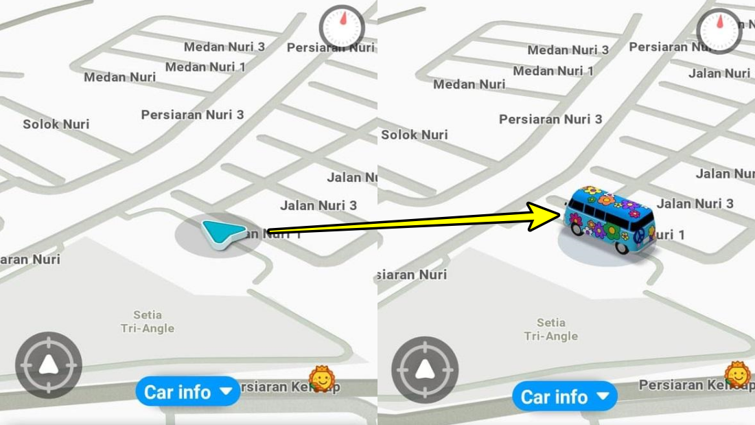 教程 | WAZE蓝色箭头可以换！飞艇、Gru太空舱带你抵达目的地 更多热点 图1张
