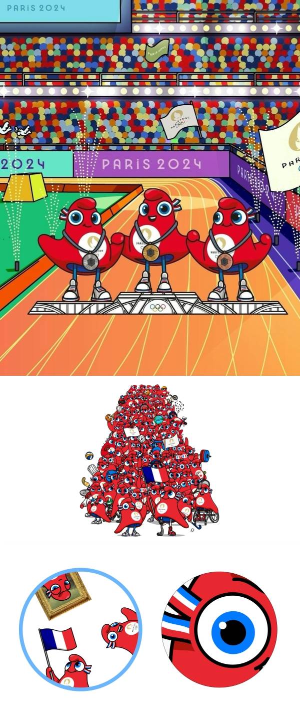 奥运2024｜奥运吉祥物是只红色的愤怒鸟？Phryge竟是法国自由的象征 更多热点 图2张