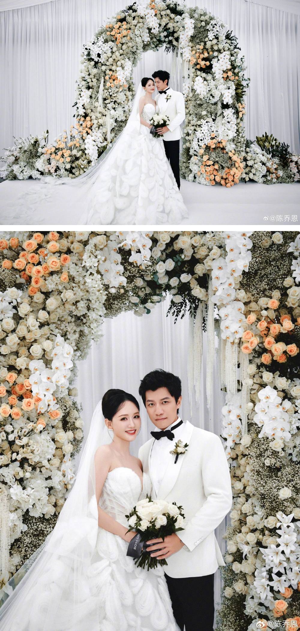 10张图看陈乔恩、Alan LANGKAWI 超唯美婚礼！哭念结婚誓词：像是上天为我特别定制的 娱乐资讯 图1张