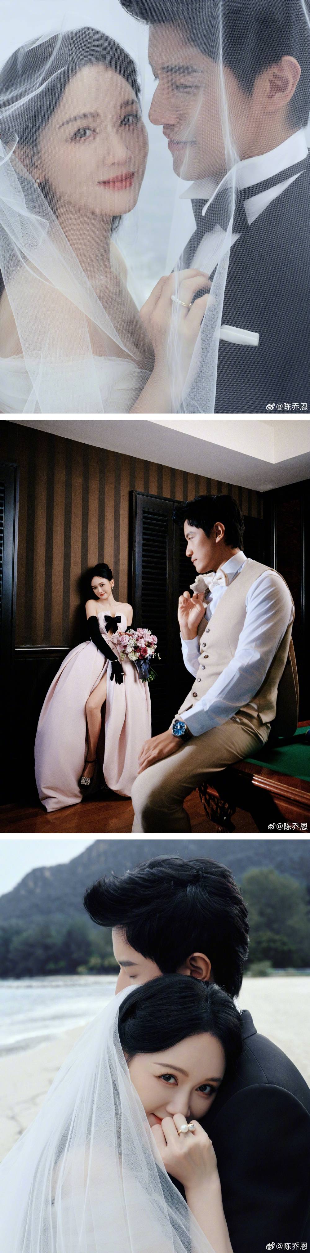 10张图看陈乔恩、Alan LANGKAWI 超唯美婚礼！哭念结婚誓词：像是上天为我特别定制的 娱乐资讯 图3张