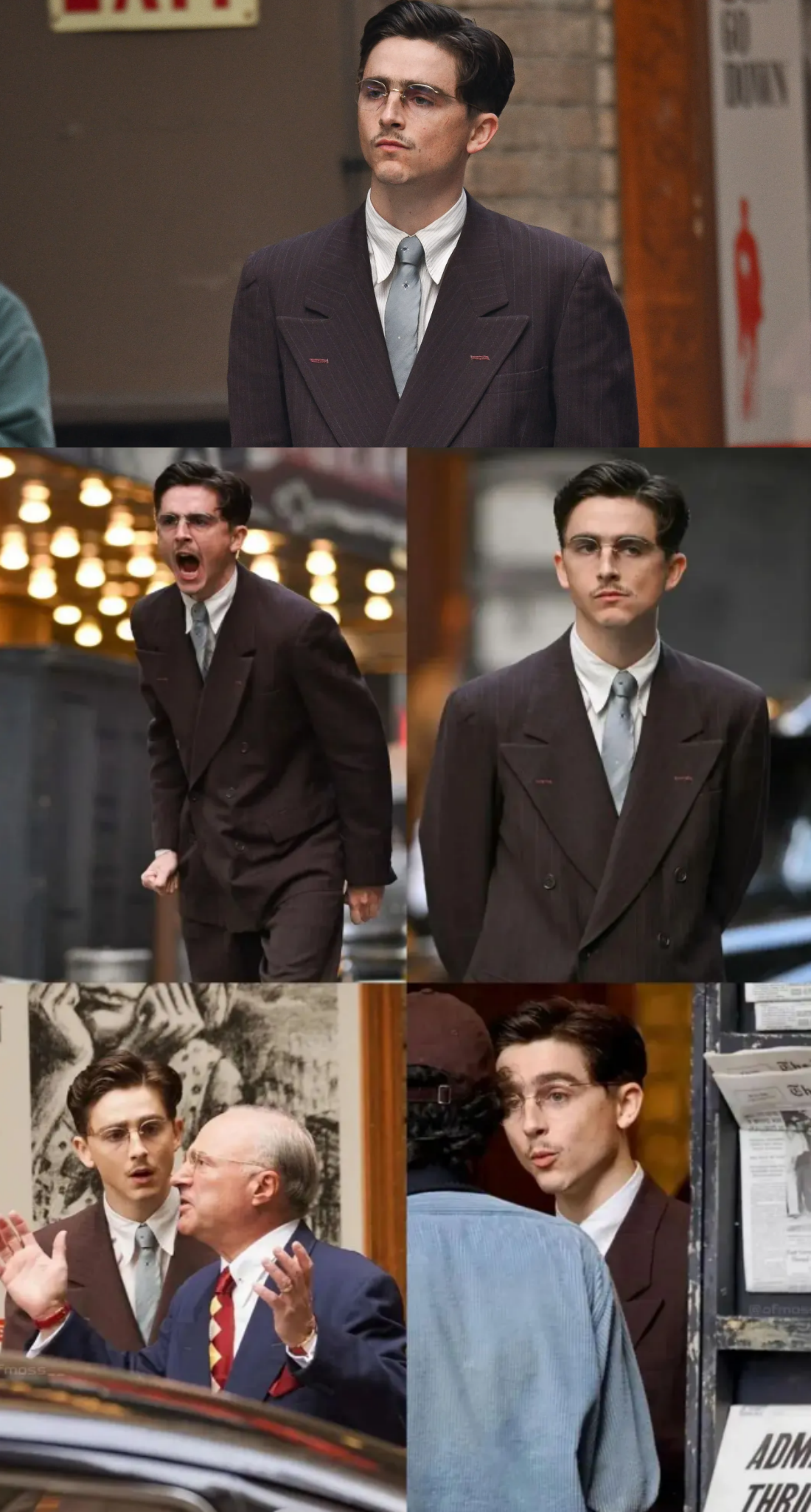甜茶Timothee Chalamet 新造型曝光！留胡子 穿复古 “爷爷风” 网民：完全认不出！ 娱乐资讯 图2张