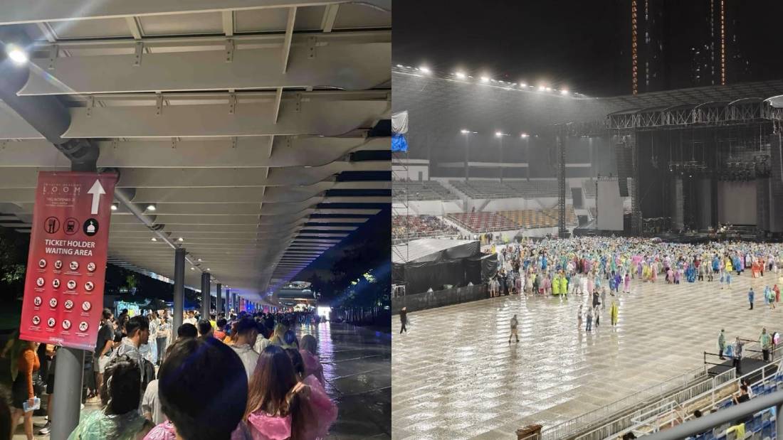 Imagine Dragons马来西亚演唱会遇暴雨！内场竟成了天然瀑布 娱乐资讯 图3张