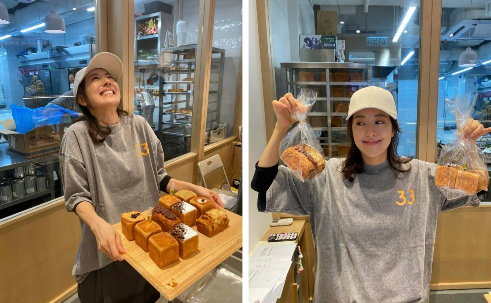 唐诗咏离巢开面包店！人气爆棚 顾客排队排到隔壁5间店 娱乐资讯 图3张