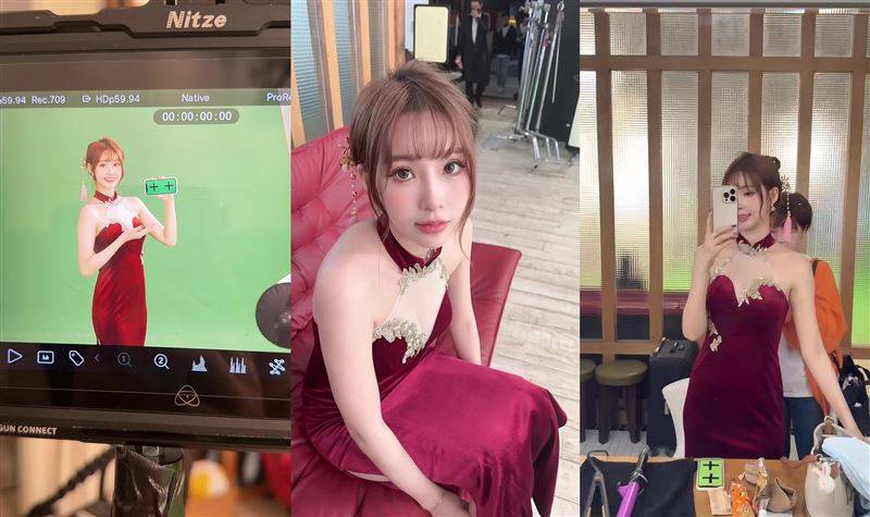 独家／“最美礼生”过年化身黄金战袍“猛蛇辣妹”美腿不藏了狂放福利！ 时尚资讯 图4张