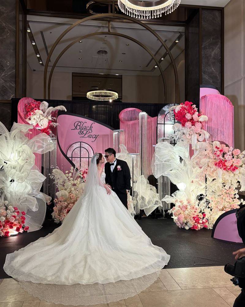 黑男今晚举办婚礼！砸300万娶回Lucy“现场一片粉红”动人誓词她秒掉泪 时尚资讯 图1张