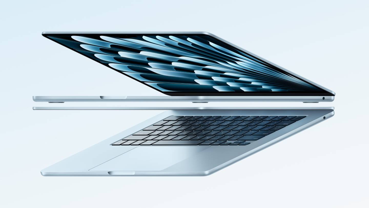搭载 M4 晶片的 MacBook Air 亮相！换上全新‘ 天蓝色 ’，售价新台币 34,900 元起