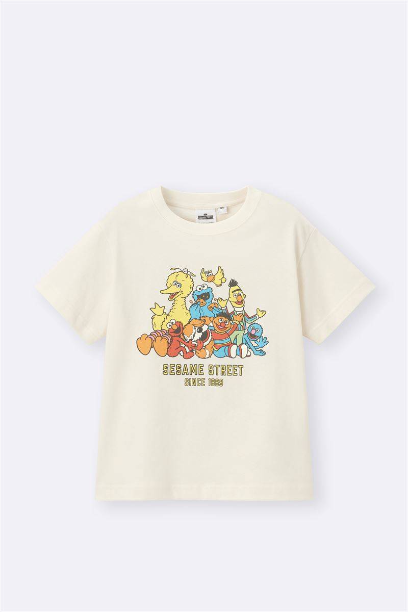 复古经典时髦穿搭！GU携手芝麻街推联名新品、连内裤都有　3/28正式贩售 时尚资讯 图2张
