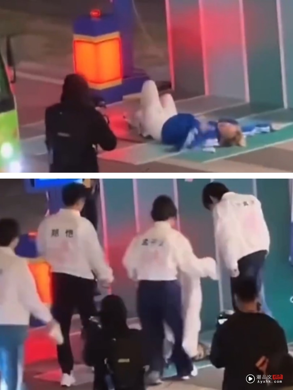 宋雨琦录《跑男》体力不支在地上躺了4分钟！网友担心再出现高以翔事情 娱乐资讯 图2张