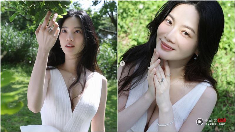 曾之乔当妈后大解放！深V白纱炸出超猛事业线　向自己告白：依然爱你 时尚资讯 图3张