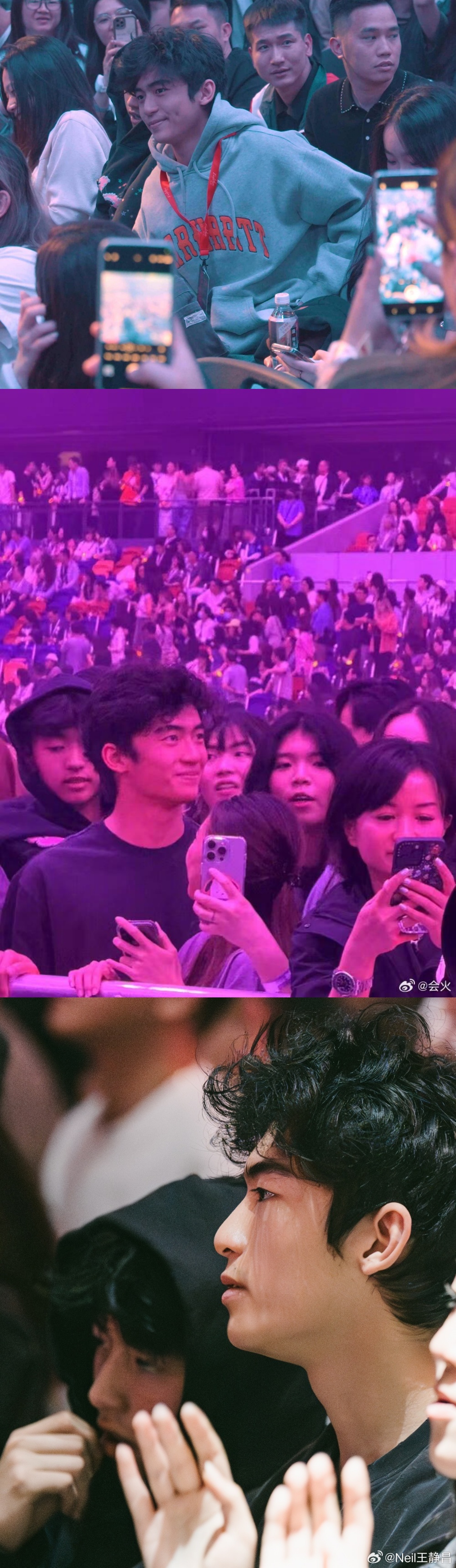 谢霆锋儿子现身演唱会！神颜值曝光 网友惊呼：太帅了！ 娱乐资讯 图3张