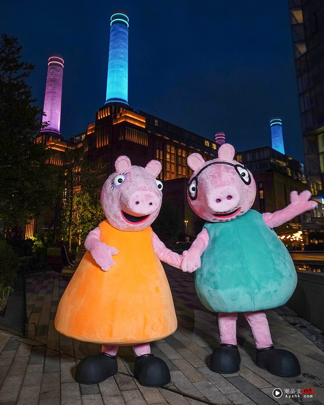 Peppa Pig 妈妈怀孕了！伦敦地标亮灯秀 第3胎性别！ 娱乐资讯 图2张